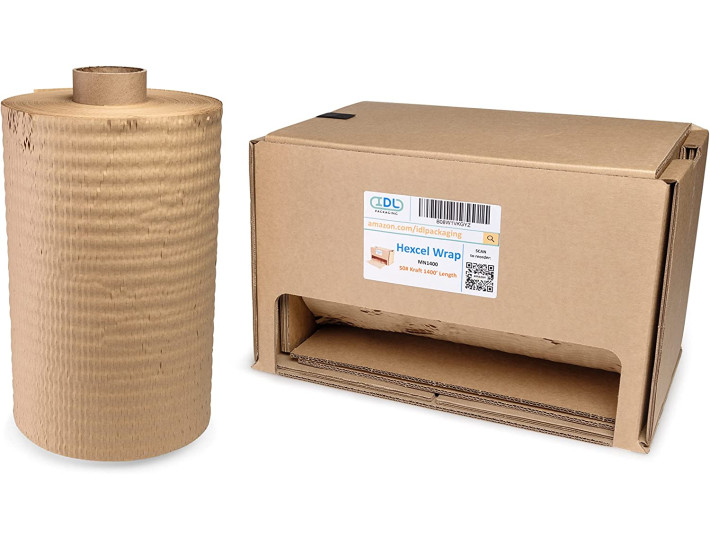 Honeycomb Packing Paper Set, 15" x 1400', Brown